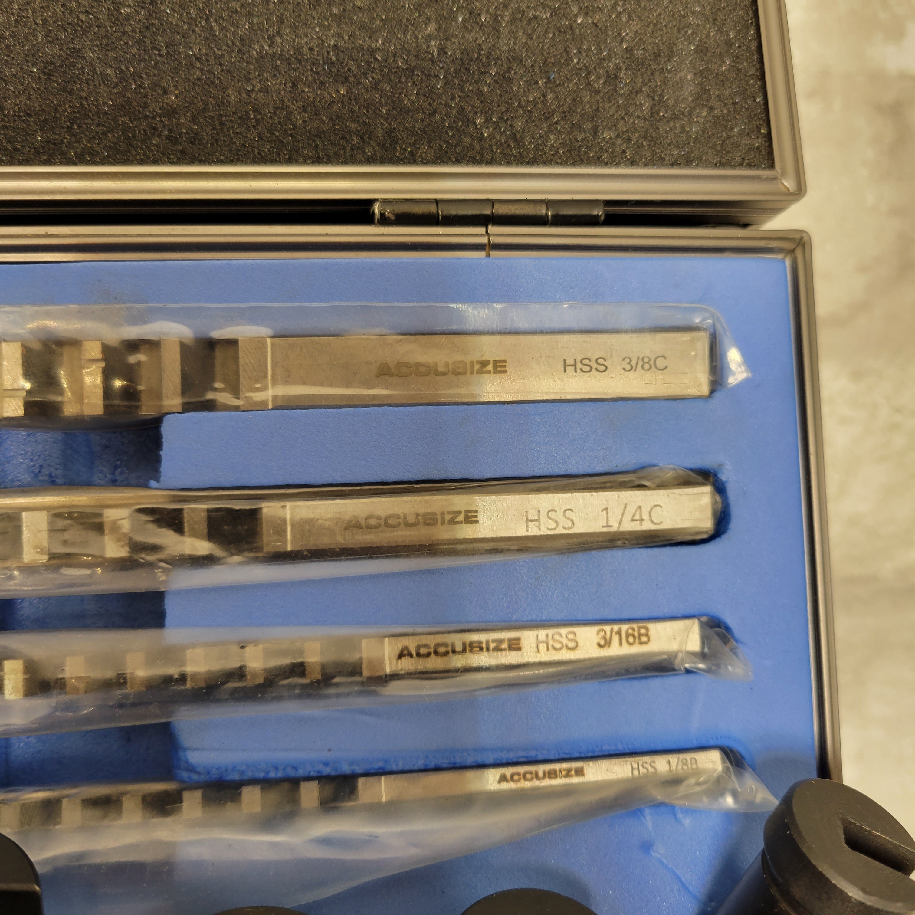 Accusize Industrial Tools No.10 18 Pcs Hss Keyway Broach Sets, 5100-0010 (7975204651246)